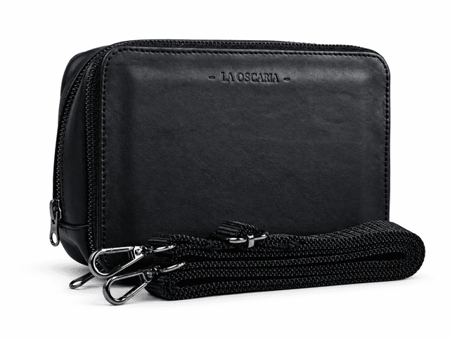 Bolso Crossbody de Piel Negro – La Oscaria